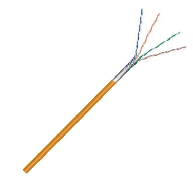 x100m F/UTP Cat5e kabel - soepel CCA AWG26/7 PVC - oranje