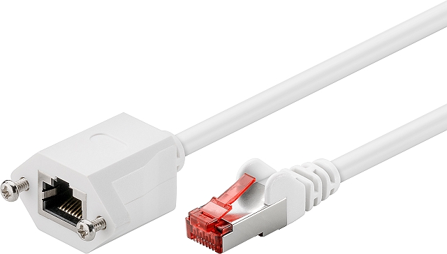 Patch extentioncable F/UTP Cat6 - 7,5m - white