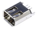 Chassisdeel IEEE1394 FireWire 6-polig print vertikaal