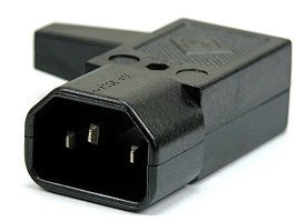 Powerplug 3-pole angled