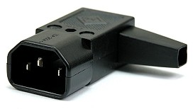 Powerplug 3-pole angled