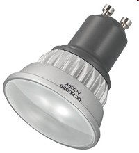 GU10 LED Spotlamp 3,0W met 24 LEDs - warm wit - 230Vac