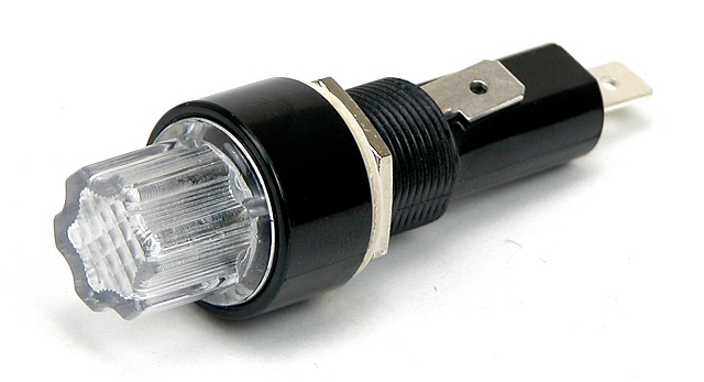 Paneelzekeringhouder voor ø6,3x32mm - met LED-indicatie