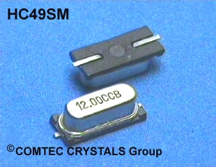 Kristal SMD HC 49/SM - 3,6864MHz