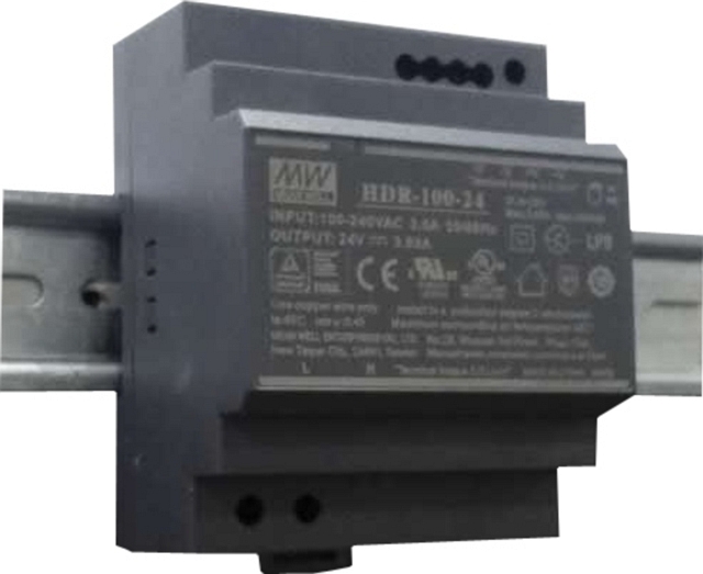 Geschakelde voeding 92W 24V/3,83A DIN-rail