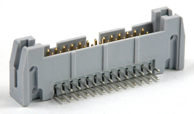 Boxheader print 2,54mm without ejector 20-pole