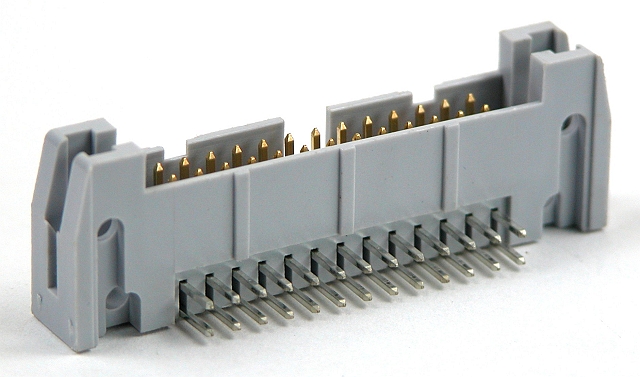 Boxheader print angled 2,54mm without ejector 50-pole