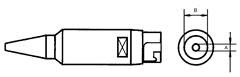 Soldertip round ø2,4mm