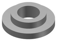 Insulator sleeve ø9,3xø6,3x25mm - for TO 220