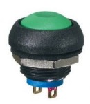 Bouton 1xmaak rond soldeer zwart IP-67