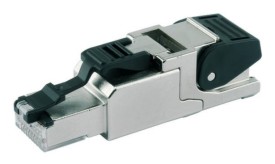 Toolless RJ-45 Connector Cat6a - shielded