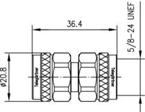 N-Coupler male/male