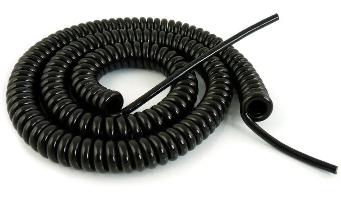 Spiraal kabel 4x0,50mm² axiaal