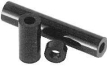 Afstandsbus kunststof M2,5 - 5mm - zwart