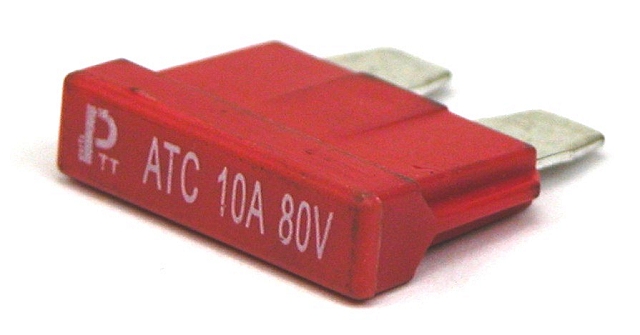 Automotive bladefuse 10A 80V