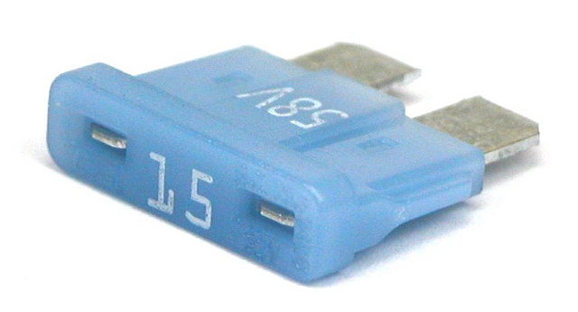 Automotive bladefuse 15A 58V - blue