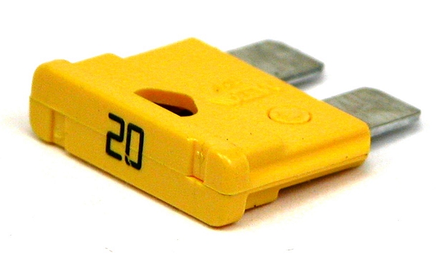 Automotive bladefuse 20A 32V - yellow