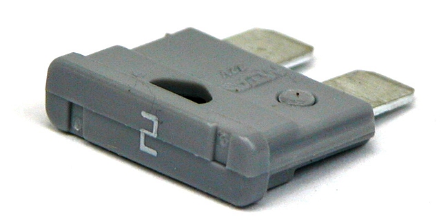 Automotive bladefuse 2A 32V - grey