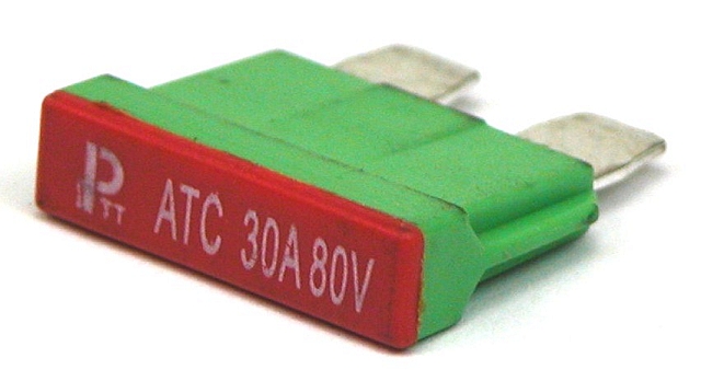 Automotive bladefuse 30A 80V