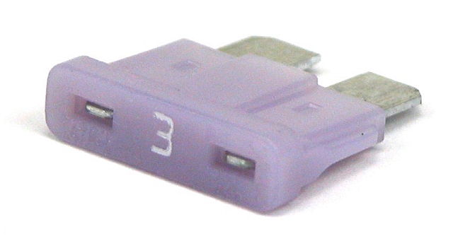 Automotive bladefuse 3A 58V - violet