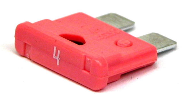 Automotive bladefuse 4A 32V - pink