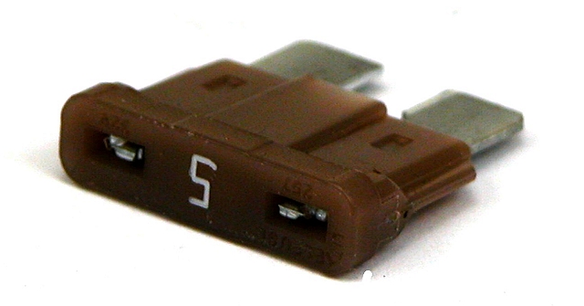 Automotive bladefuse 5A 32V - lightbrown