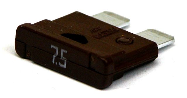 Automotive bladefuse 7,5A 32V - brown