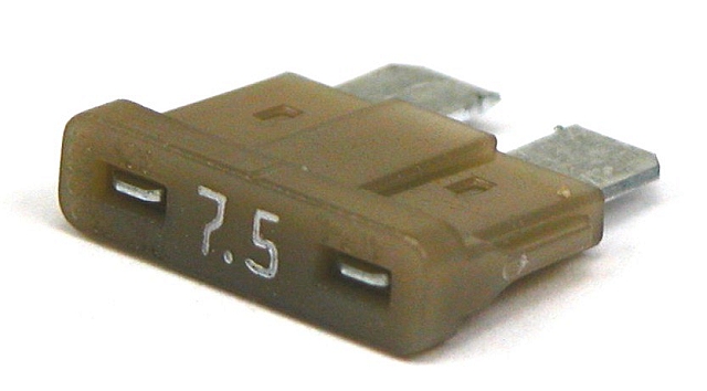 Automotive bladefuse 7,5A 58V - brown