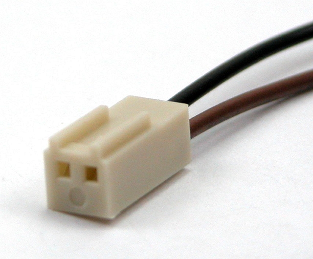 KK 2,54 Female Housing Connector 2-polig met 30cm kabel