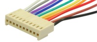 KK 2,54 Female Housing Connector 10-polig met 30cm kabel