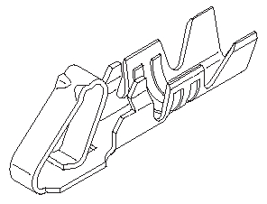 KK 2,54 Terminal female Anti-Fishhooking