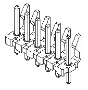 KK 3,96 Header PCB straight 13-pole