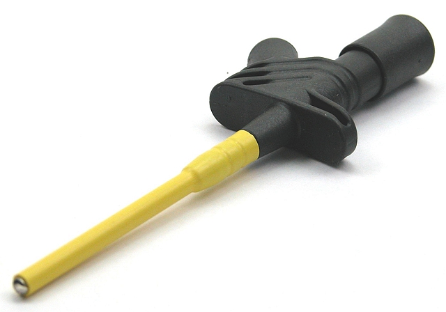 Meetklem ø4mm zwart