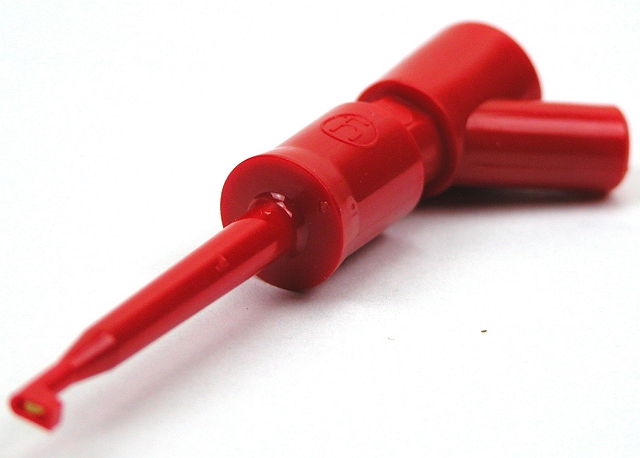 Micro Clamptype Test probe ø2mm red