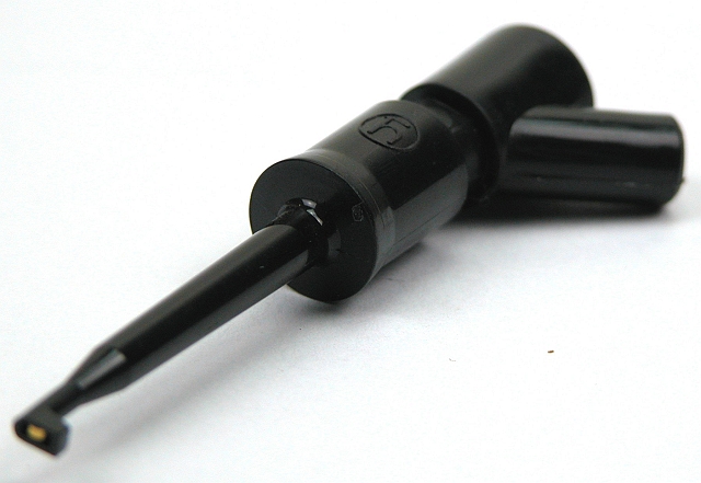 Micro Clamptype Test probe ø2mm black