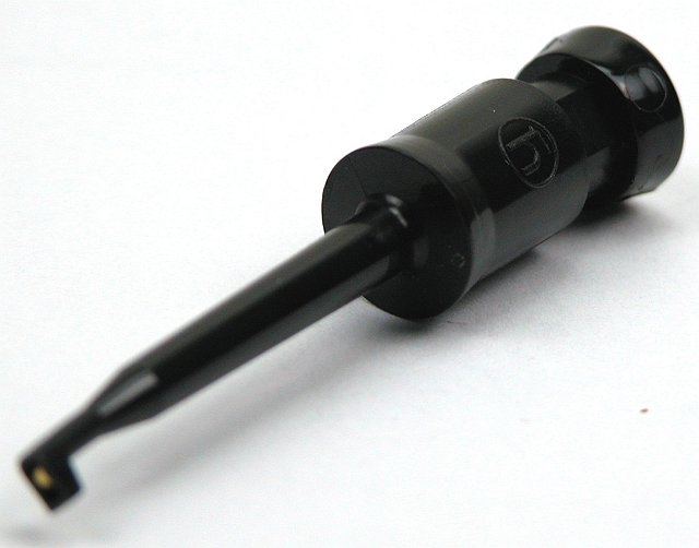 Micro Clamptype Test probe solder black