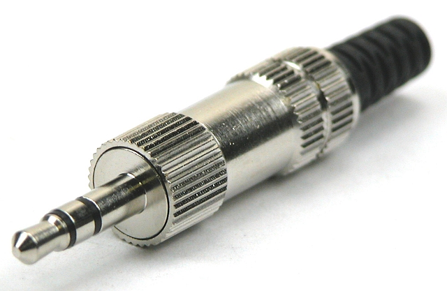 Jack plug 3,5mm stereo metal