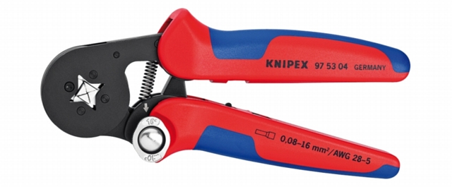 Crimping Plier for end sleeves 0,08-16mm² 180mm