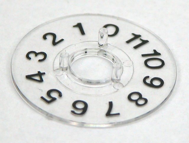 Figure dial for KNP 10B-  0-11