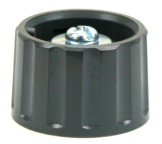 Control Knobs ø28mm/18,3h 6mm axle - grey