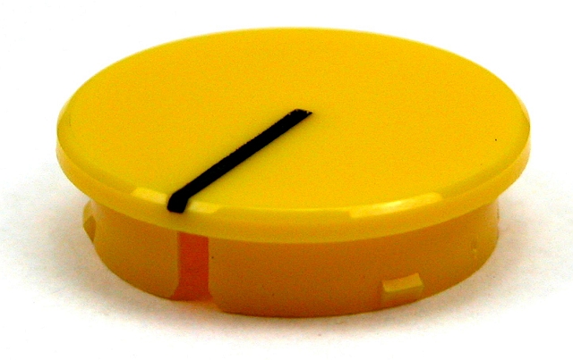 Deksel voor KNP28B - standaard - geel met streep