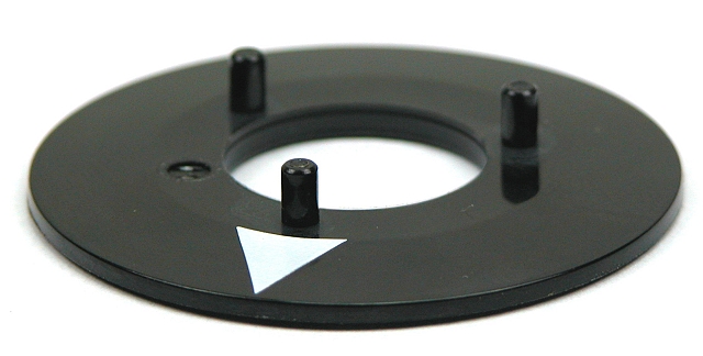 Disk with arrow for KNP28B - black