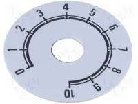 Cijferschaal ø80mm