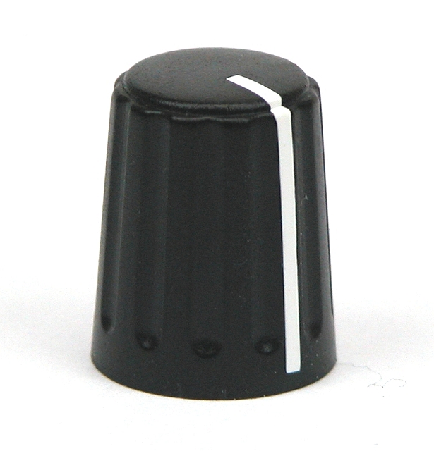 Push-On knob ø13,5x17,1 - 6mm shaft - with lne