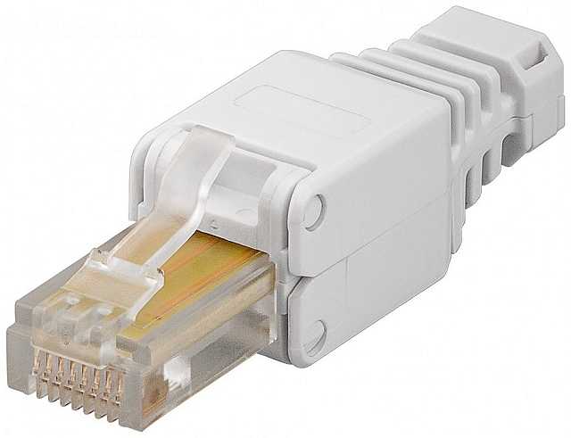 RJ-45 Konnektor CAT5/6 - keine werkzeuge benötigt