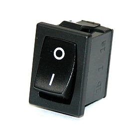 Rocker switch 15x21mm 250Vac/6A - 2x on/off