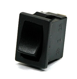 Rocker switch 15x21mm 250Vac/6A 1x on/momentary