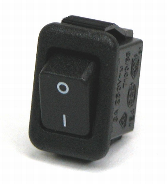 Rocker switch 10x15mm 250Vac/3A 1x on/off (O-I)