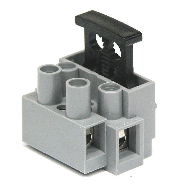 Terminal block with fuseholder 2-pos - UL94-V2