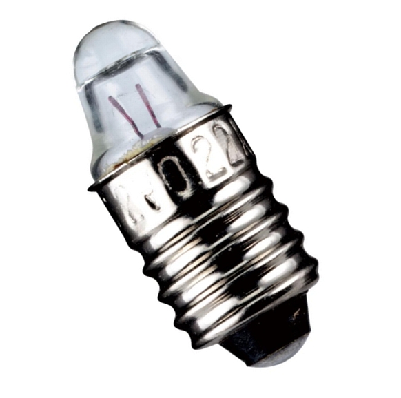E10 Lenslampje ø9,5 x 24mm - 2,2V/180mA